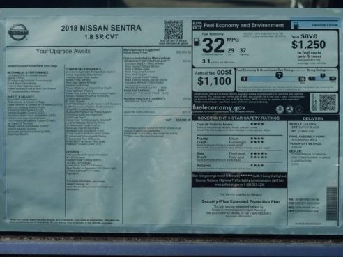 2018 Nissan Sentra SR Super Black, Lawrence, MA