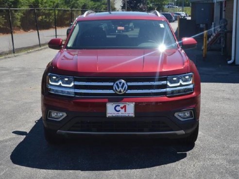 2018 Volkswagen Atlas 3.6L V6 SEL Fortana Red Metallic, Lawrence, MA