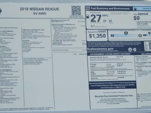 2018 Nissan Rogue SV Magnetic Black, Lawrence, MA