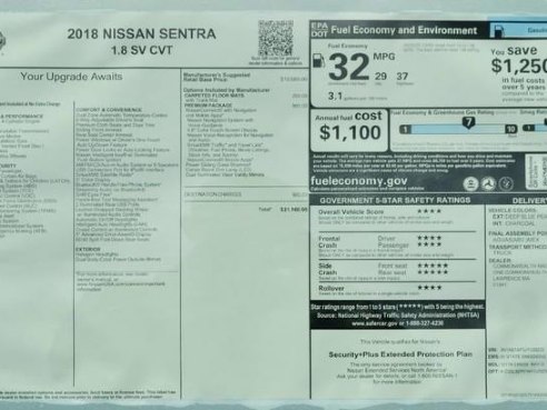 2018 Nissan Sentra SV Deep Blue Pearl, Lawrence, MA