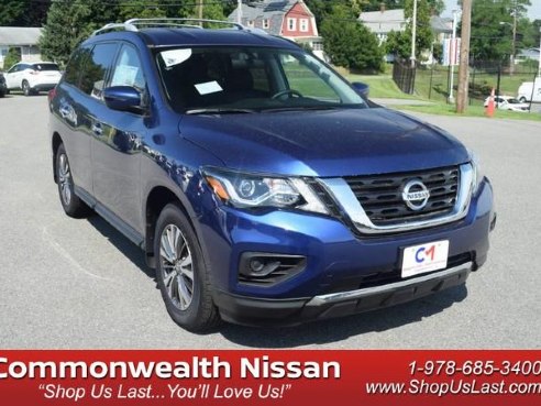 2018 Nissan Pathfinder S Caspian Blue, Lawrence, MA