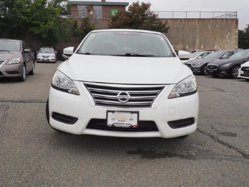 2014 Nissan Sentra 4dr Sdn I4 CVT SV Aspen White, Beverly, MA