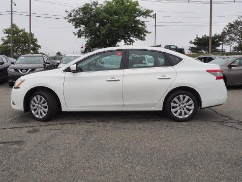 2014 Nissan Sentra 4dr Sdn I4 CVT SV Aspen White, Beverly, MA