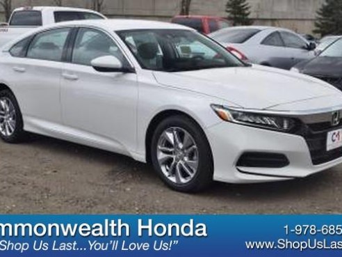 2018 Honda Accord LX Platinum White Pearl, Lawrence, MA