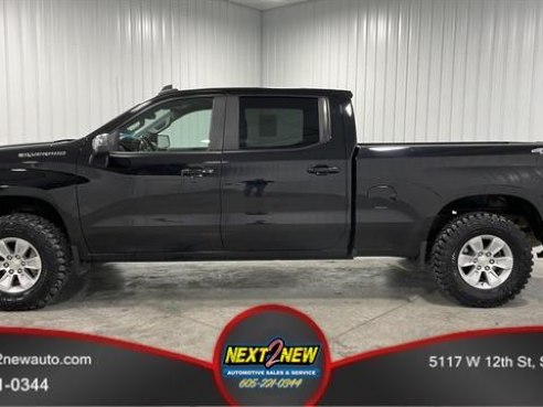 2020 Chevrolet Silverado 1500 LT Pickup 4D 6 1-2 ft Black, Sioux Falls, SD