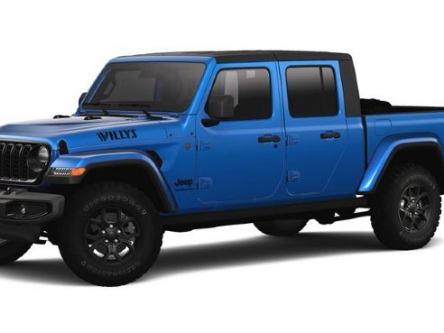 2024 Jeep Gladiator WILLYS 4X4 Hydro Blue Pearlcoat, Lynnfield, MA