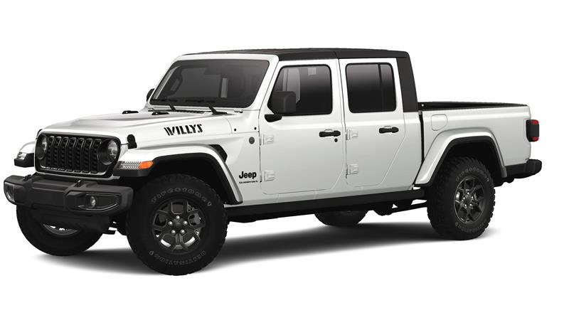 2024 Jeep Gladiator WILLYS 4X4 Bright White, Lynnfield, MA