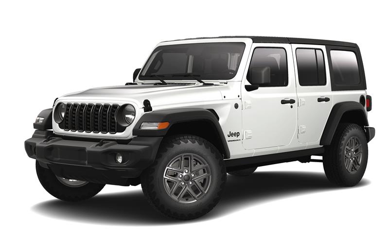 2024 Jeep Wrangler 4-DOOR SPORT S Bright White, Lynnfield, MA