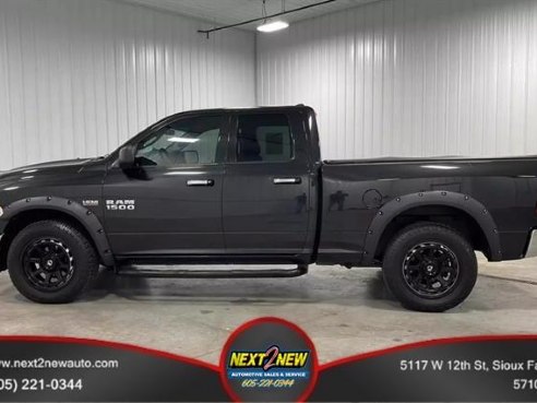 2018 Ram Ram Pickup 1500 SLT Pickup 4D 6 1-3 ft Black, Sioux Falls, SD