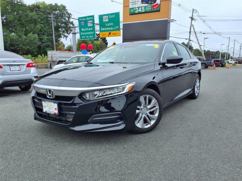 2018 Honda Accord LX 1.5T Crystal Black Pearl, Lynnfield, MA