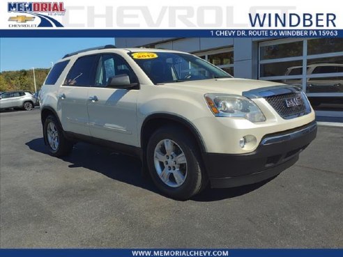 2012 GMC Acadia SL White, Windber, PA